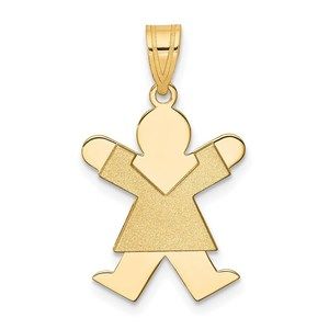 Million Charms 14k Yellow Gold Girl Charm